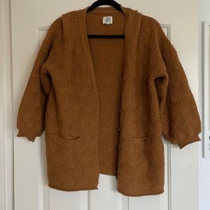 DRA Los Angeles Cardigan Size XS Burnt Orange